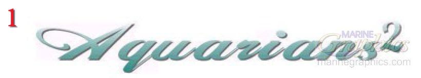 Aquarians 1 Boat Lettering