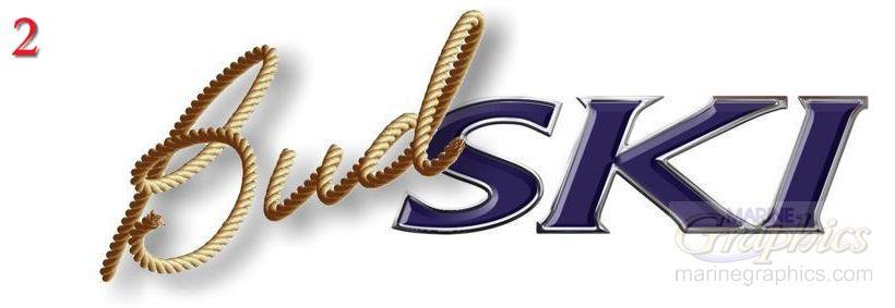 Bud ski boat graphics