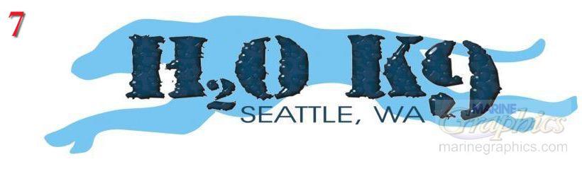 H20 K9 7 boat lettering