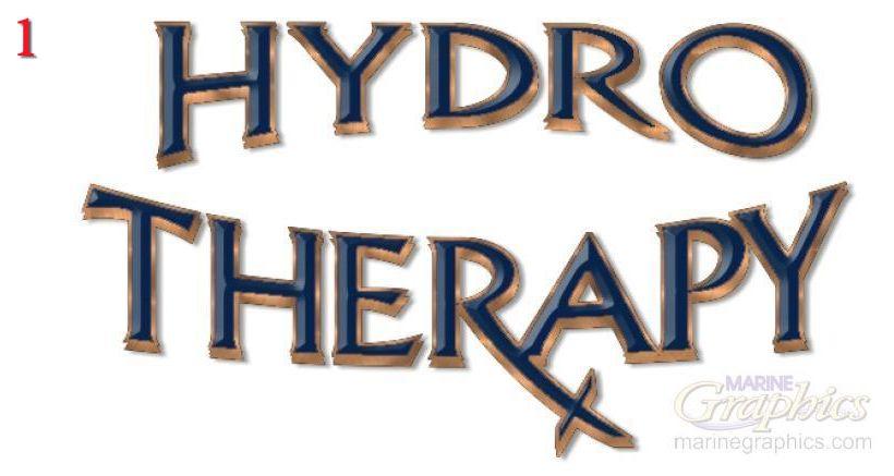 Hydrotherapy boat logo  option 1