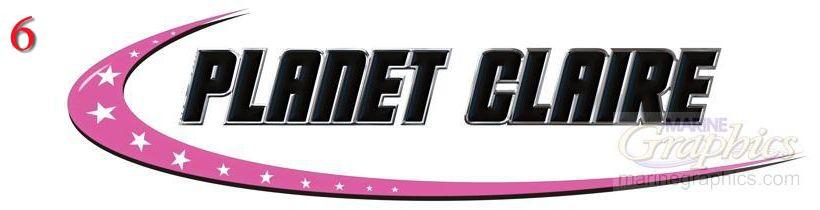 Planet Claire boat name