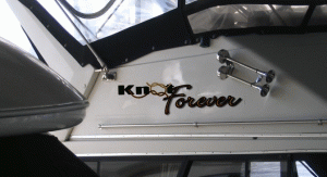 Knot Forever Boat Lettering