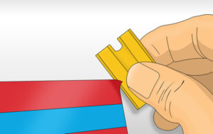 How to remove vinyl boat graphics