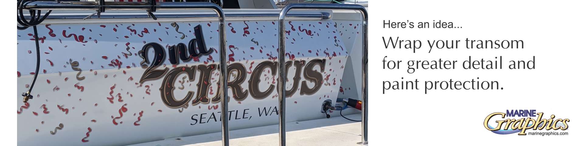 2nd Circus boat lettering