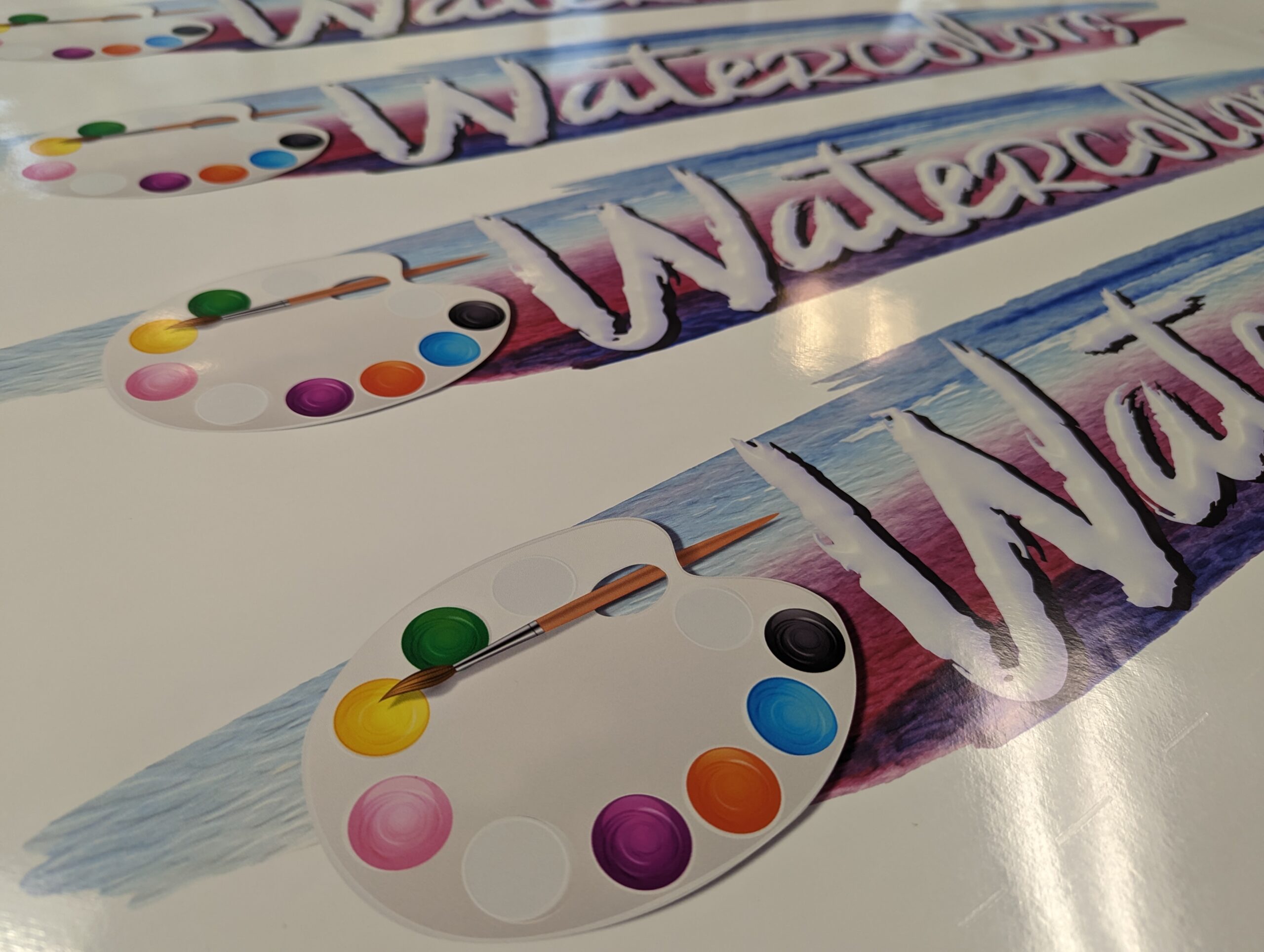 custom boat lettering Press check before cutting and taping custom boat lettering