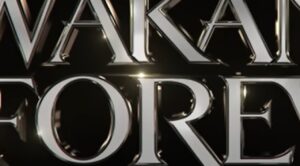 Wakanda Forever boat graphics close up